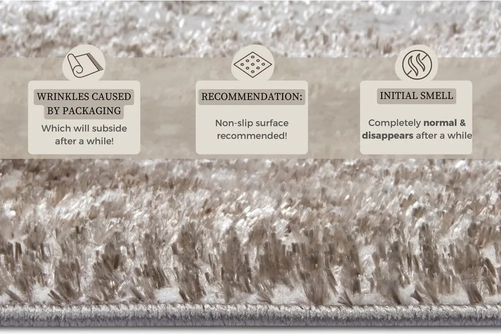 Tappeto in beige-argento 120x170 cm Shine Classic - Hanse Home