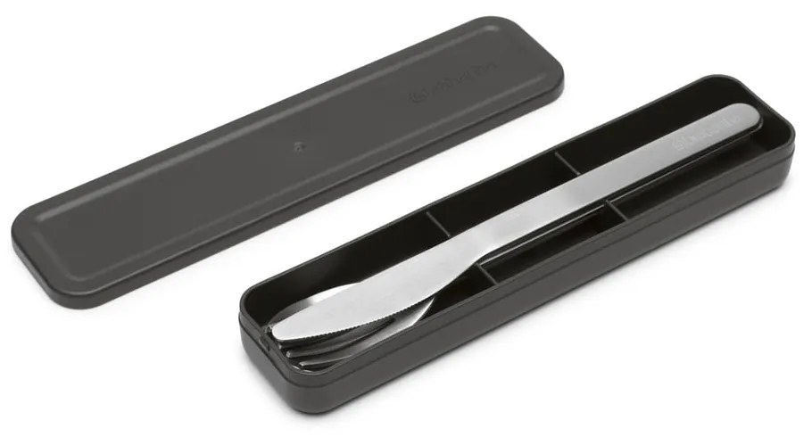 Set di posate da viaggio argentato in acciaio inox 3 pz Make &amp; Take - Brabantia