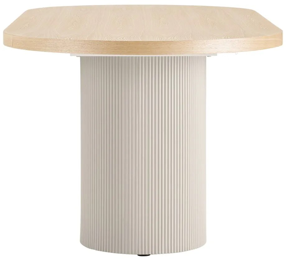 Tavolo da pranzo con piano effetto frassino 100x220 cm Solva – House Nordic