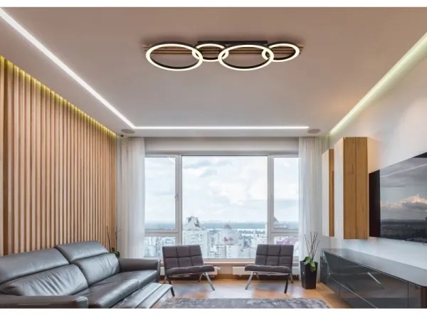 Globo 67353D4 - Plafoniera LED TISHA LED/30W/230V 3000K 30x86 cm