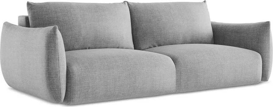 Divano grigio chiaro allungabile 230 cm Leila – Makamii