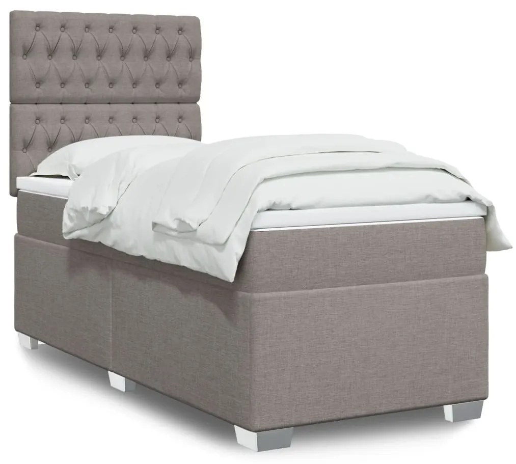 Giroletto A Molle Con Materasso Tortora 90x200 Cm İntessuto /