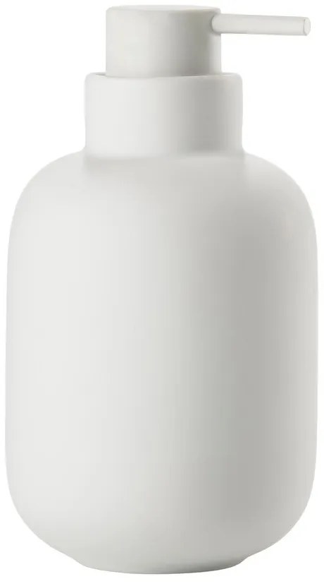 Dispenser per sapone bianco in gres 300 ml Sensu – Zone