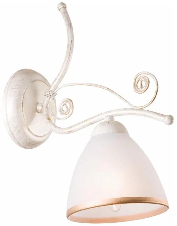 Applique RETRO II 1xE27/60W/230V bianco patinato