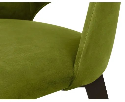 Sedia da pranzo BOVIO 86x48 cm luce verde/faggio