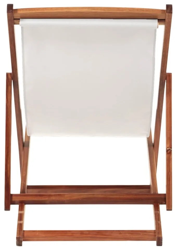 Sdraio da giardino beige/colore naturale scuro in legno massiccio Dionysus – Bonami Essentials