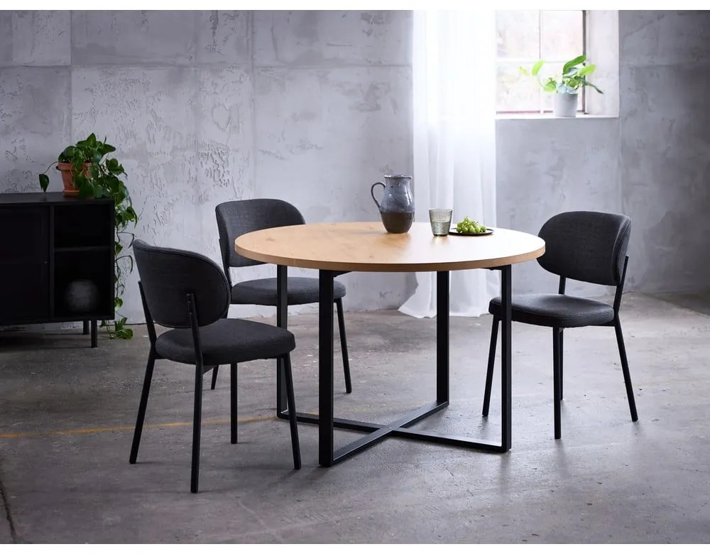 Sedia da pranzo grigio scuro Fowler - Unique Furniture
