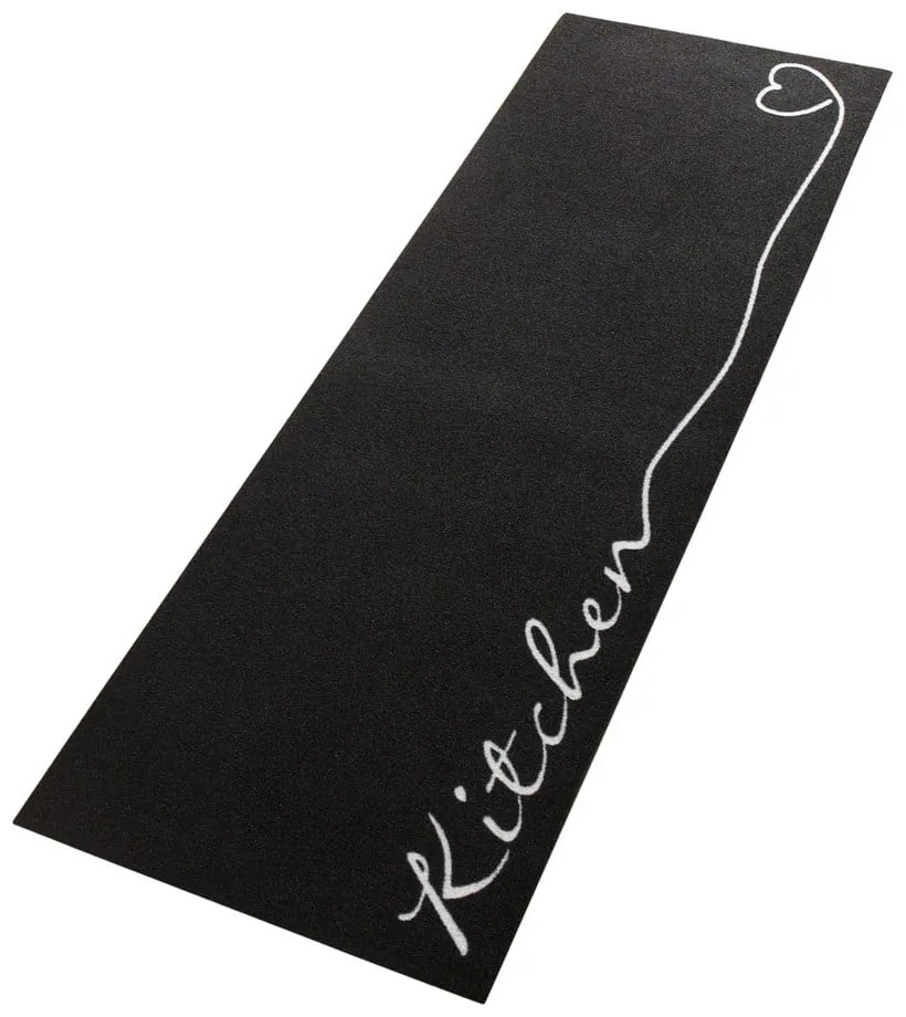 Runner da cucina nero, 50 x 150 cm Cook &amp; Clean - Zala Living