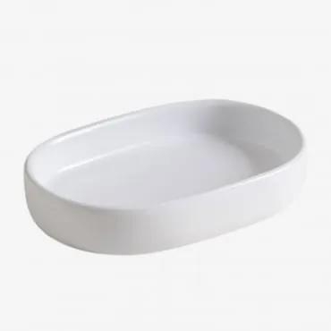 Portasapone in ceramica Pierk Bianco - Sklum