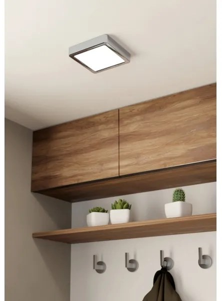 Eglo 900649 - Plafoniera LED da soffitto per bagno FUEVA LED/11W/230V IP44 cromo