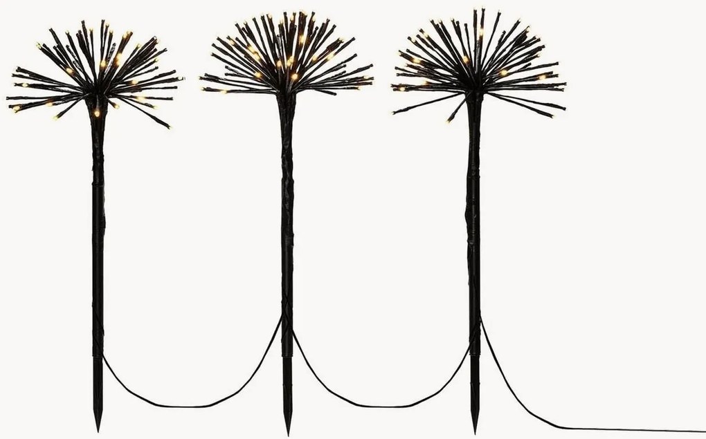 Set di 3 lampade da giardino a LED Pusteblume
