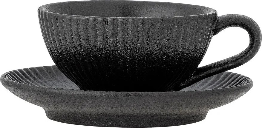 Tazzina per cappuccino nera in ceramica 200 ml Neri – Bloomingville