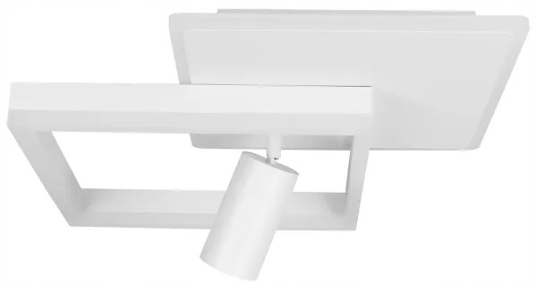 LED Plafoniera LED/38W/230V + 1xGU10/30W bianca