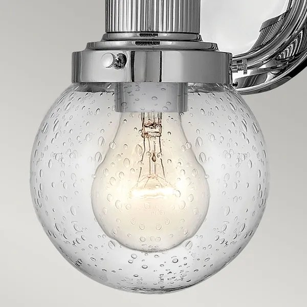 Quintiesse QN-POPPY1-PC-BATH Lampada da parete per bagno POPPY 1xE27/60W/230V IP44, cromo lucido