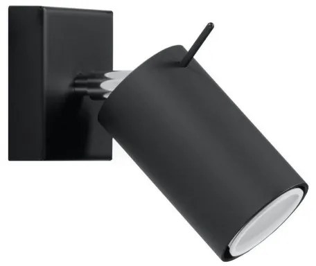 Brilagi - Luce Spot da parete a LED ASMUS 1xGU10/7W/230V nero