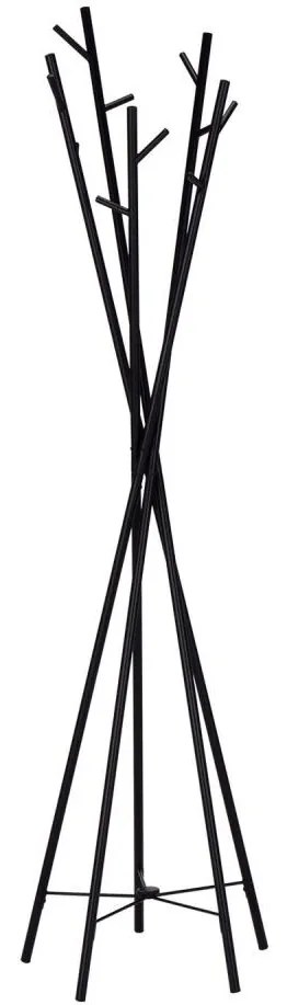 Appendiabiti 180x50 cm nero