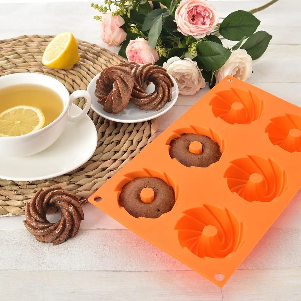 Stampo da forno in silicone per ciambelle 17x28 cm – Orion