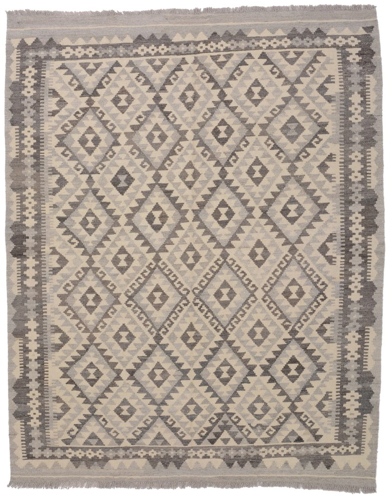 Kilim Tappeto 200x160 (Afghanistan) Tessuto A Mano