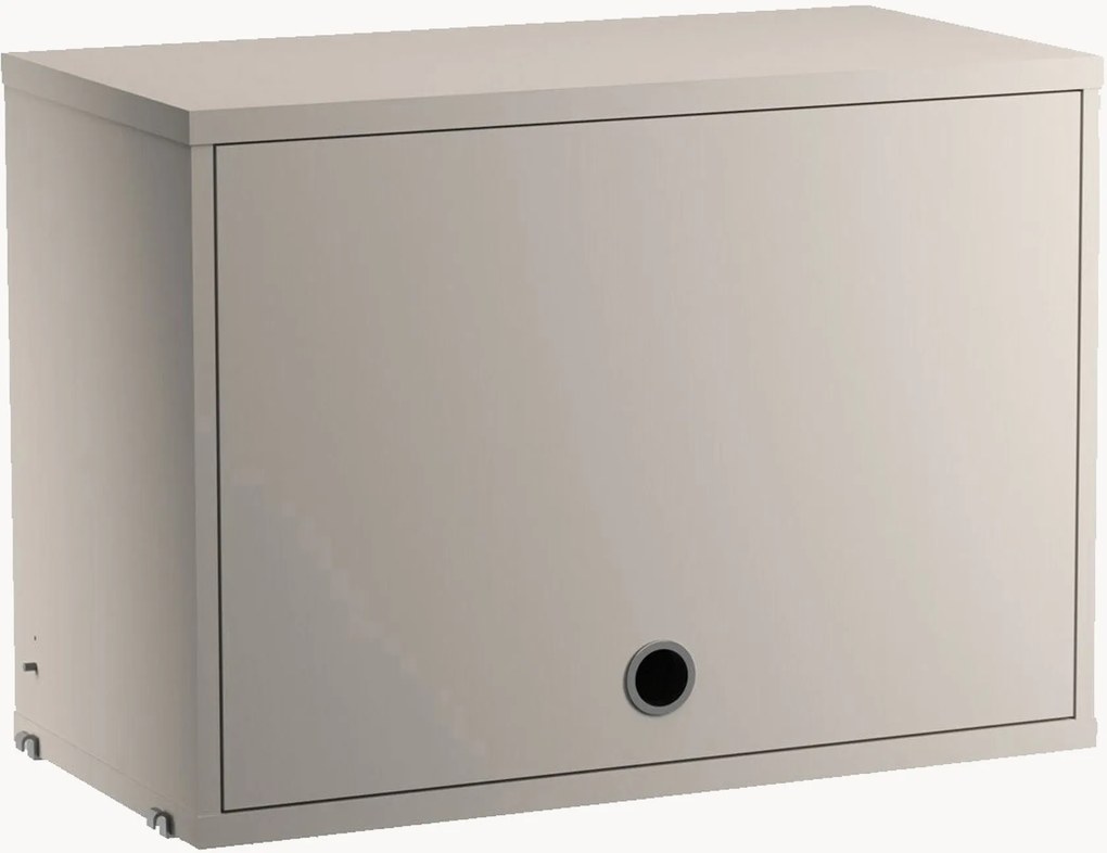 Armadietto con anta ribaltabile String System, larg. 58 x prof. 30 cm