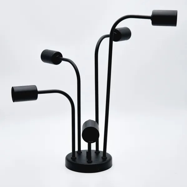 Lampadario a plafone TRINITY 5xE27/15W/230V nero