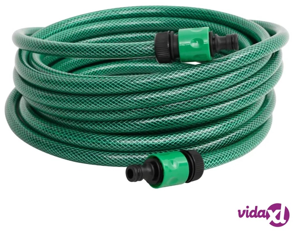 vidaXL Tubo Flessibile per Piscina Verde 10 m in PVC