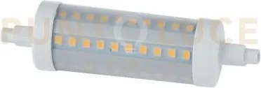 Lampadina led attacco r7s 12w 1700lm 3000k 360° 28x118mm 25000h cri80