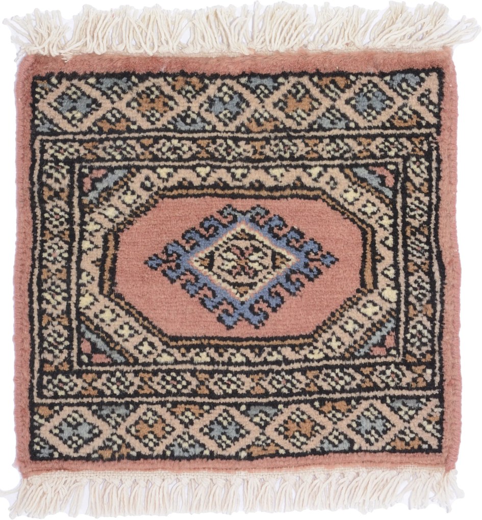 Bokhara Tappeto 30x30 (Pakistan) Annodato A Mano