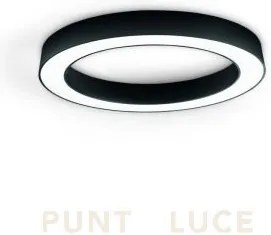 Globus plafoniera a led 3000+4000k 4920lm 60w cct d.80cm nero dimme...