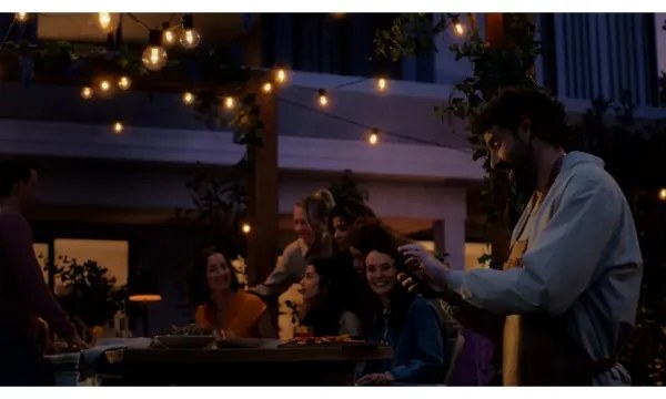 Philips -LED RGBW Prolunga dimmerabile per catena luminosa da esterno Hue FESTAVIA 10xLED 7m IP65