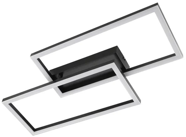 Brilliant - Plafoniera LED JORVIC LED/21W/230V 29x60 cm nera