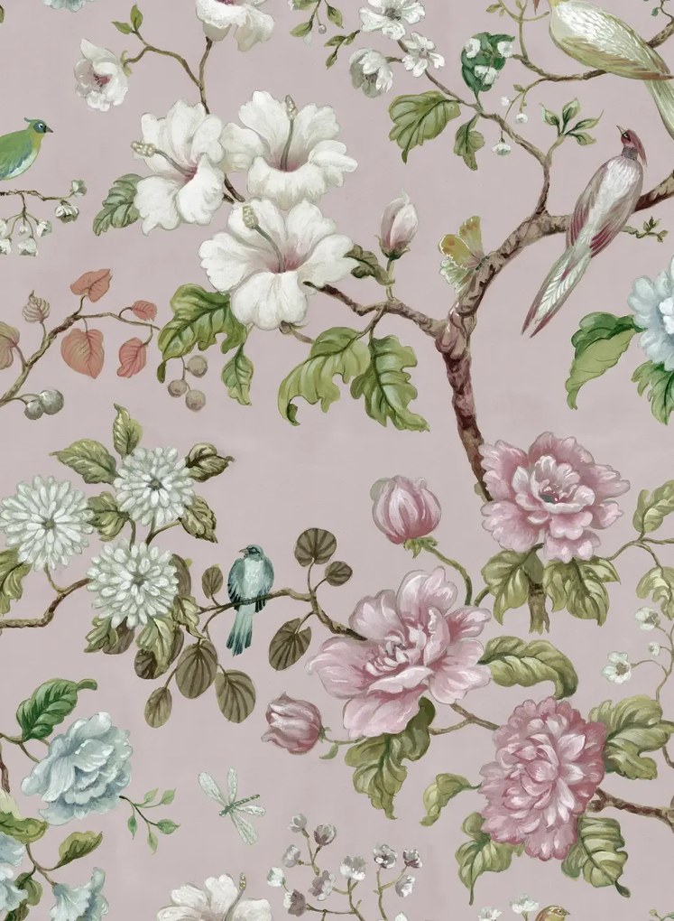 Rebel Walls Carta da parati Petit Flora - Soft Pink
