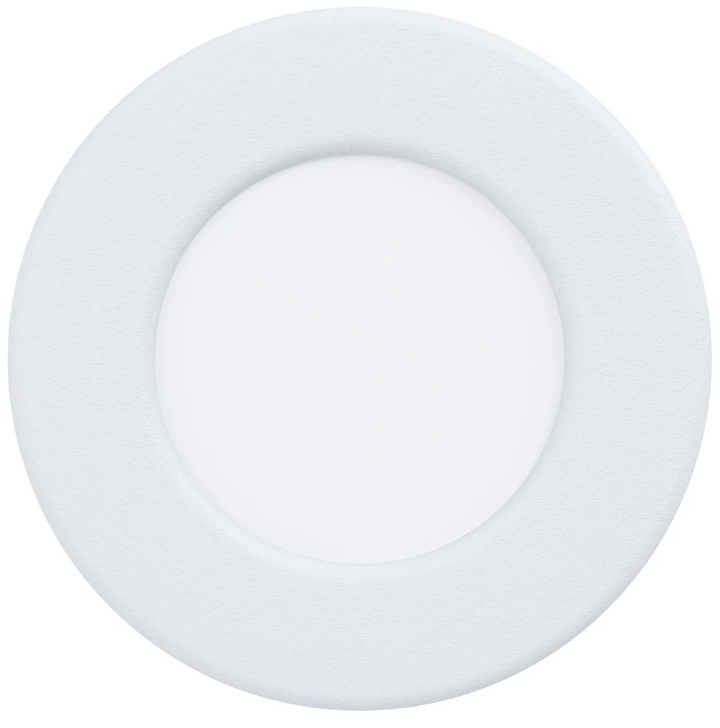 Faretto Ad Incasso Moderno Fueva 5 Acciaio Bianco Led Integrato 2,7W 4000K