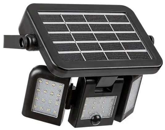 Rabalux 77020 - Riflettore LED solare con sensore LIHULL LED/9,6W/3,7V IP44