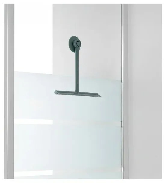 Tergivetro doccia verde in plastica antigraffio con ventosa Spring