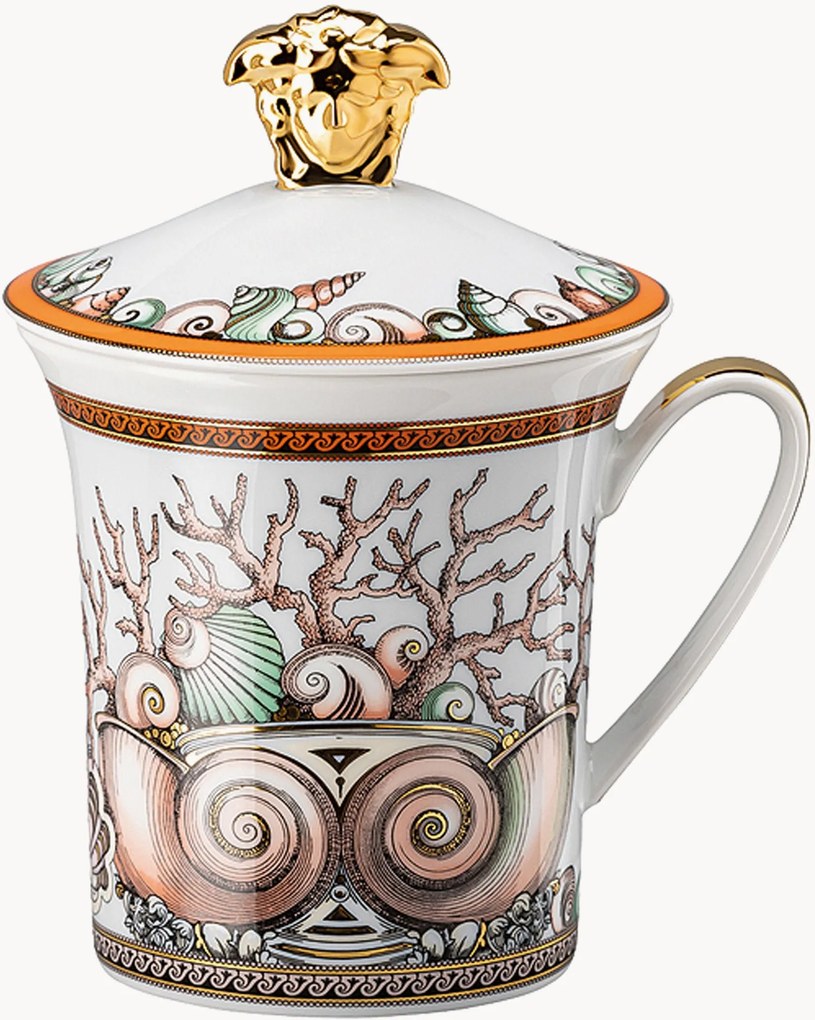 Tazza in porcellana con coperchio edizione limitata Étoiles de la Mer