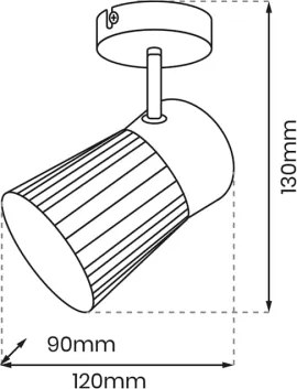Faretto BEST 1xE14/40W/230V oro