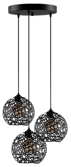 Lampadario su filo FELLINI 3xE27/100W/230V