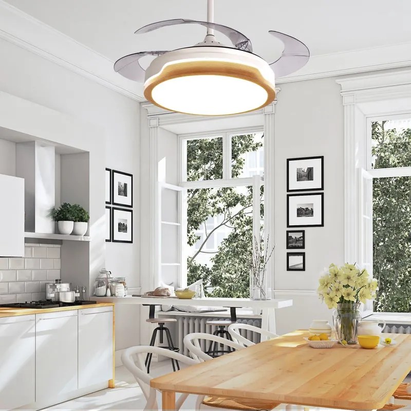 Ventilatore da soffitto Yang bianco , D. 107 cm SULION