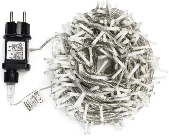 Aigostar - Catena luminosa LED da esterno 400xLED/6W/230V 20m IP44 bianco caldo