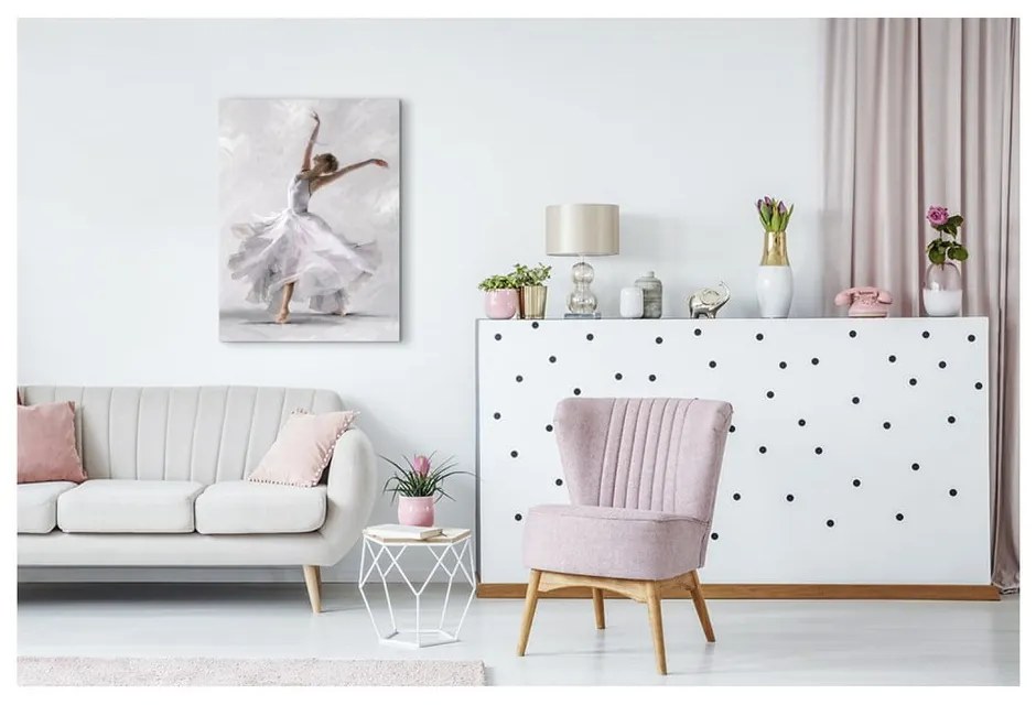 Immagine su tela, 60 x 80 cm Canvas Watercolor Dancer II - Styler