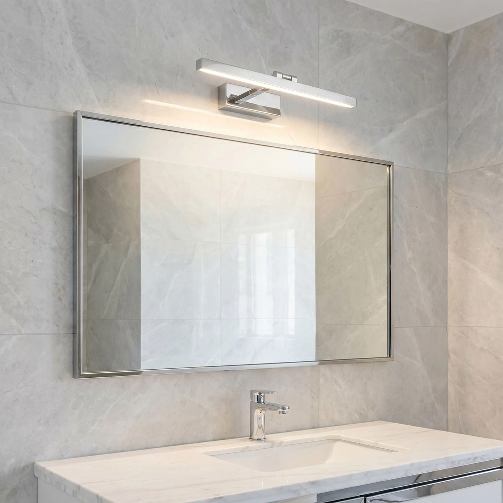 Applique da bagno LED APP1858-1W 60 cm Chrome