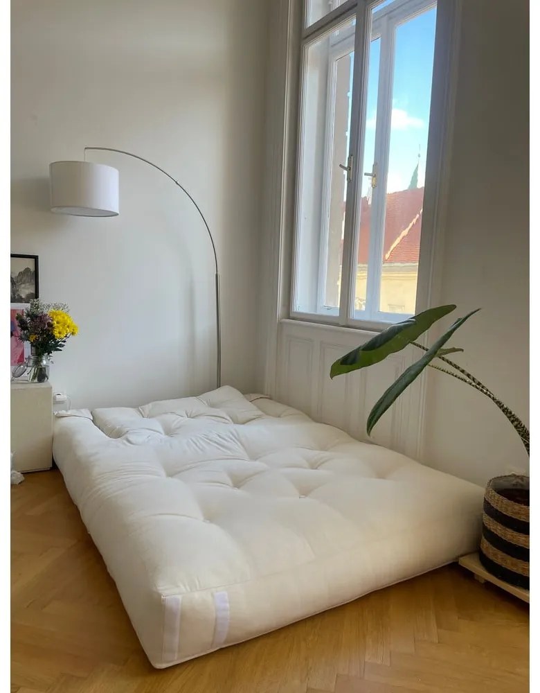 Divano letto arancione 140 cm Hippo - Karup Design