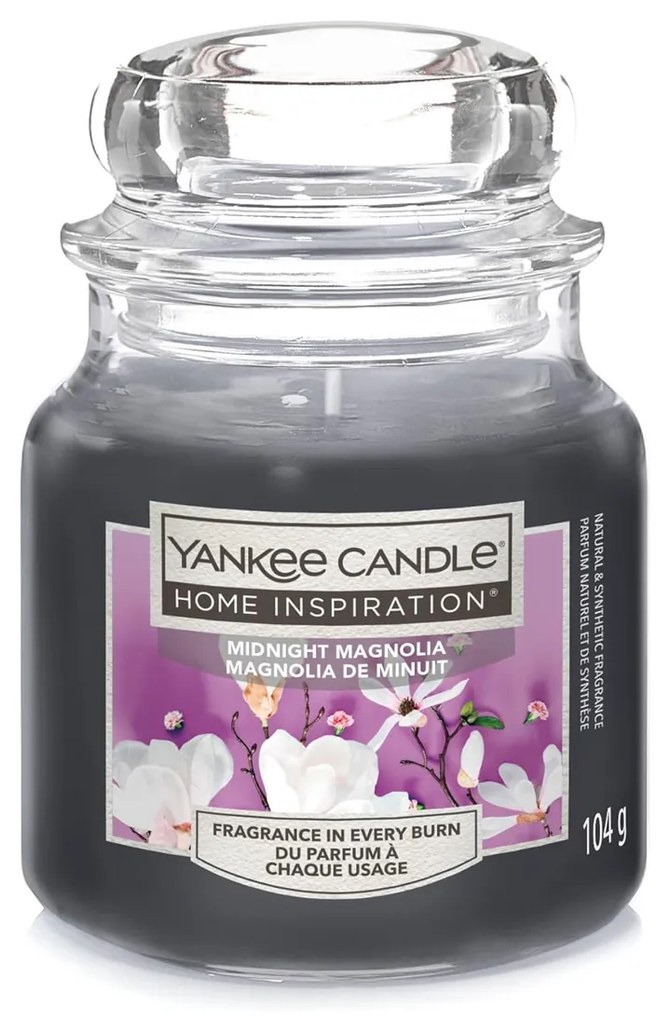 Midnight Magnolia, candela in giara piccola Yankee Candle