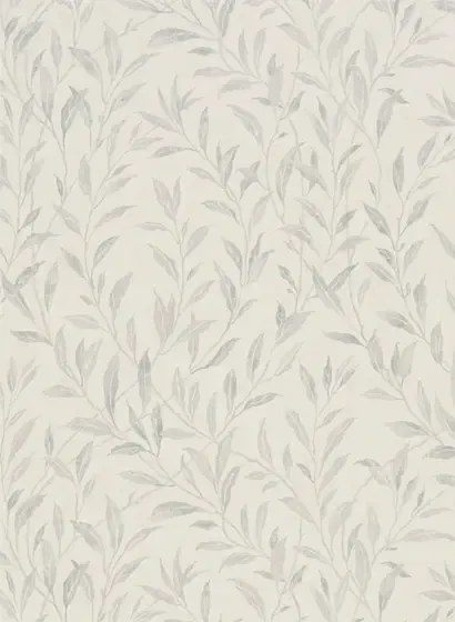 Florale Tapete Osier von Sanderson - Dove/ Chalk
