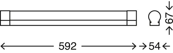 Briloner 2220-118 - Lampada LED da bagno dimmerabile COOL&COSY LED/12W/230V