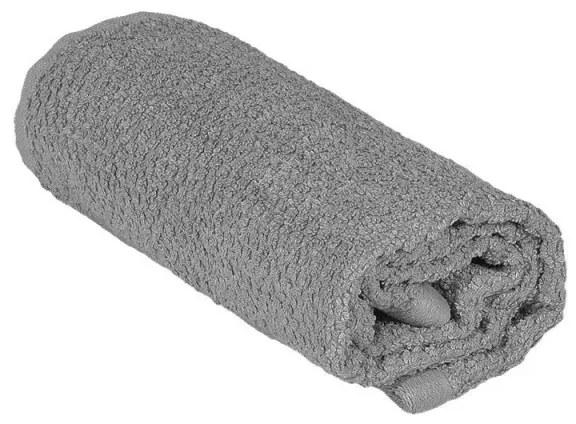 Asciugamani ospite per bagno 55x100 cm grigio in cotone 100%
