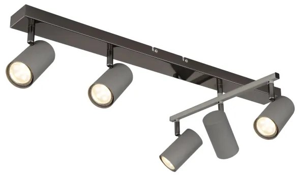 Globo 57911-5S - Faretto ROBBY 5xGU10/35W/230V grigio