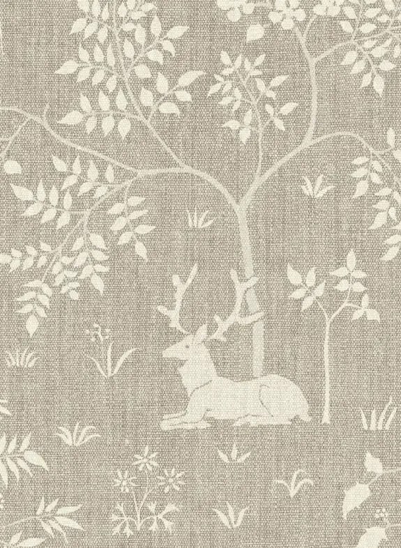 Lewis & Wood Carta da parati Voysey Park - Flax