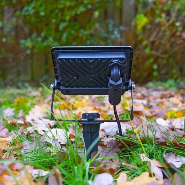 Nedis WIFILOFC20FBK-LED RGBW Riflettore SmartLife LED/20W/230V Wi-Fi IP65