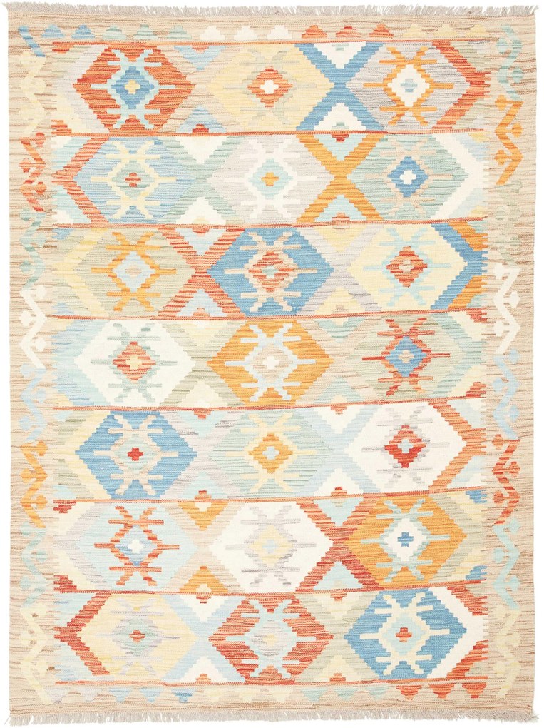 Kilim Tappeto 150x190 (Afghanistan) Tessuto A Mano